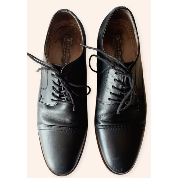 Aston Grey Other - Aston Grey Collection Men's Oxfords Shoes Black Leather Lace Up Cap Toe Size 8.5